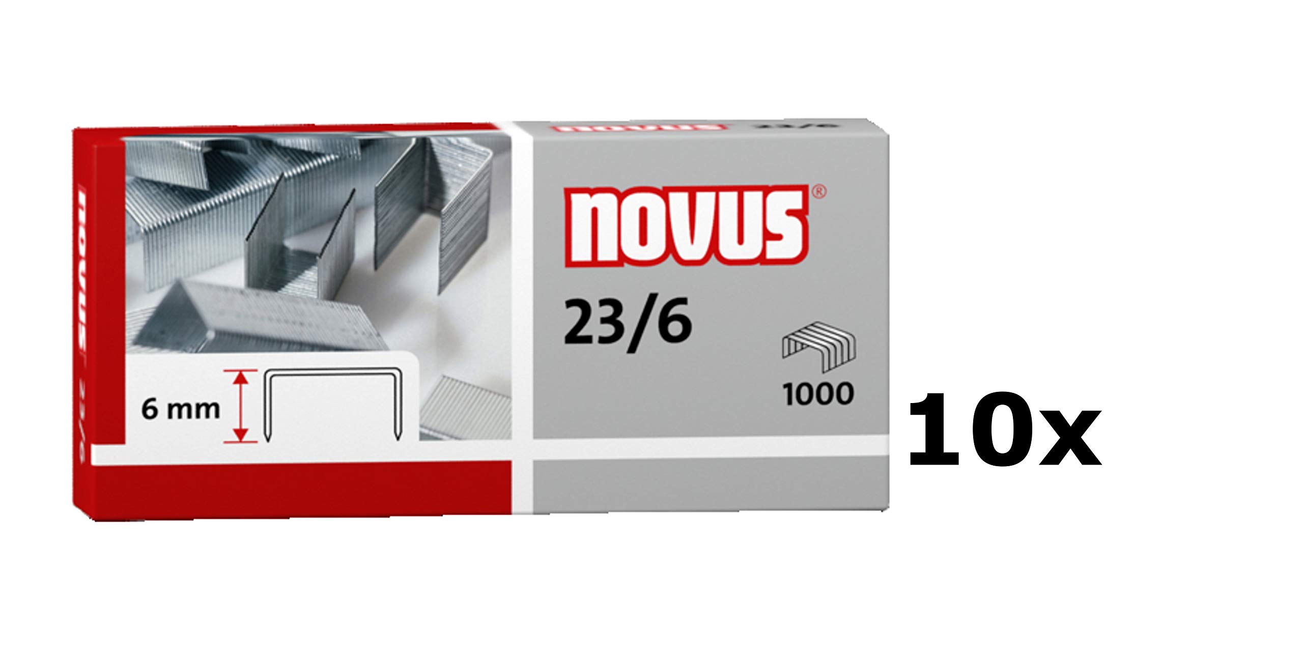 Novus – Grapas para Grapadora Dispositivos con una Longitud de Pata de 6 mm
