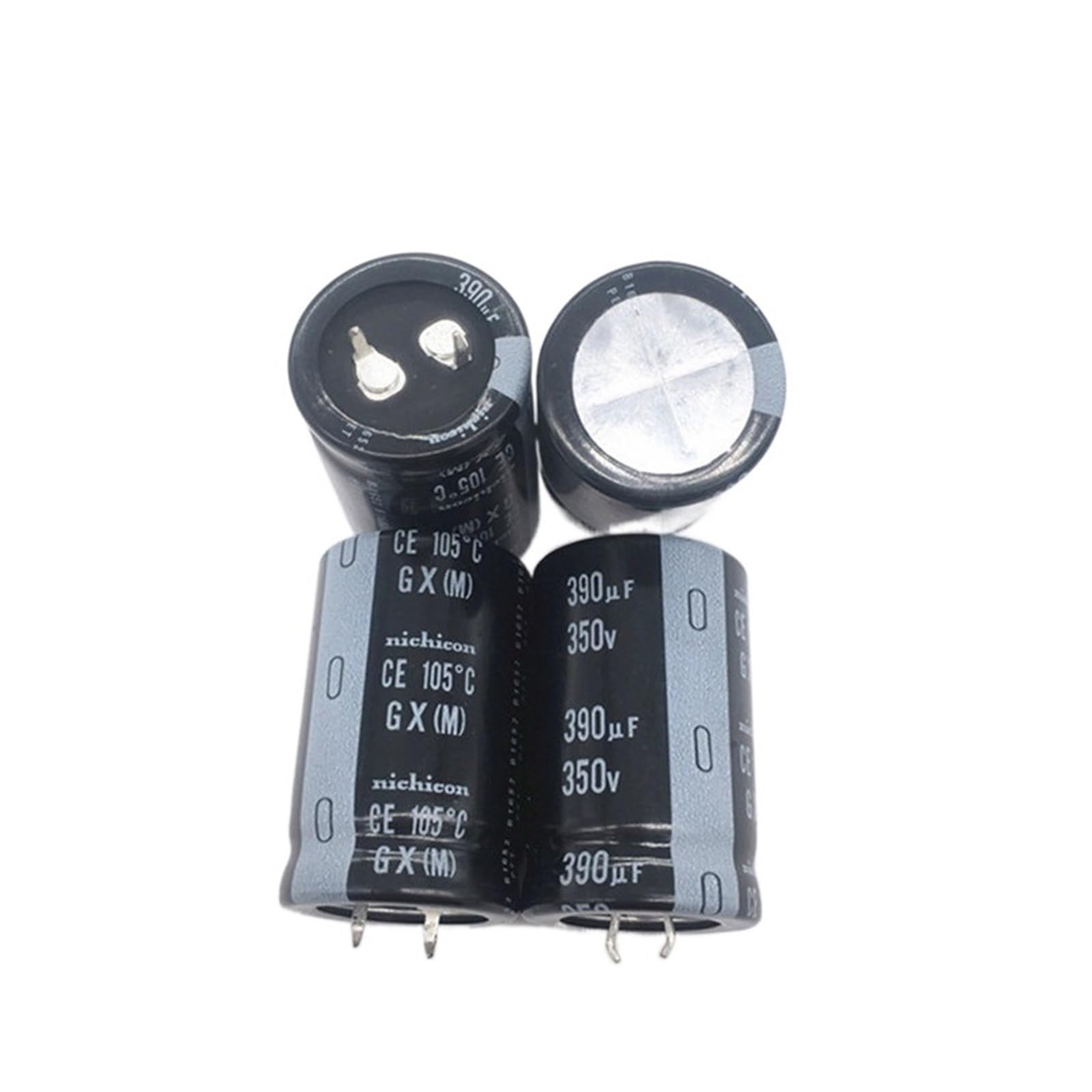 Condensateur 350V 390uF haute performance en format compact 25x40mm pour circuits PSU - 2PCS