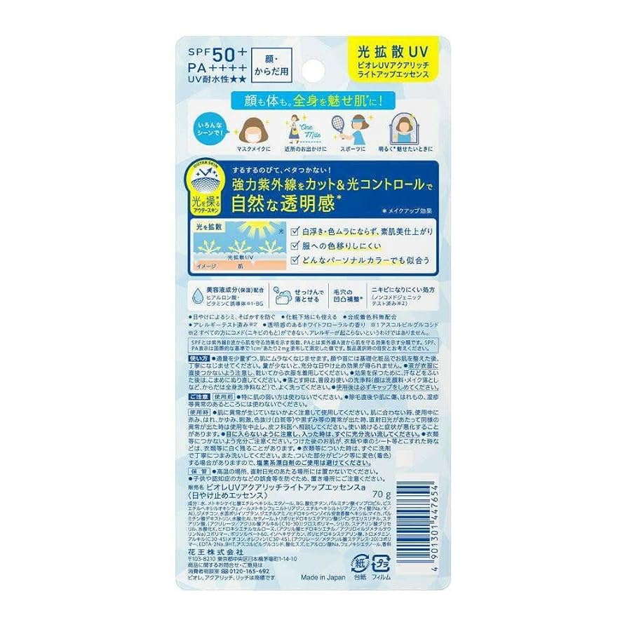 Amazon.co.jp: 花王 ビオレUVアクアリッチライトアップ