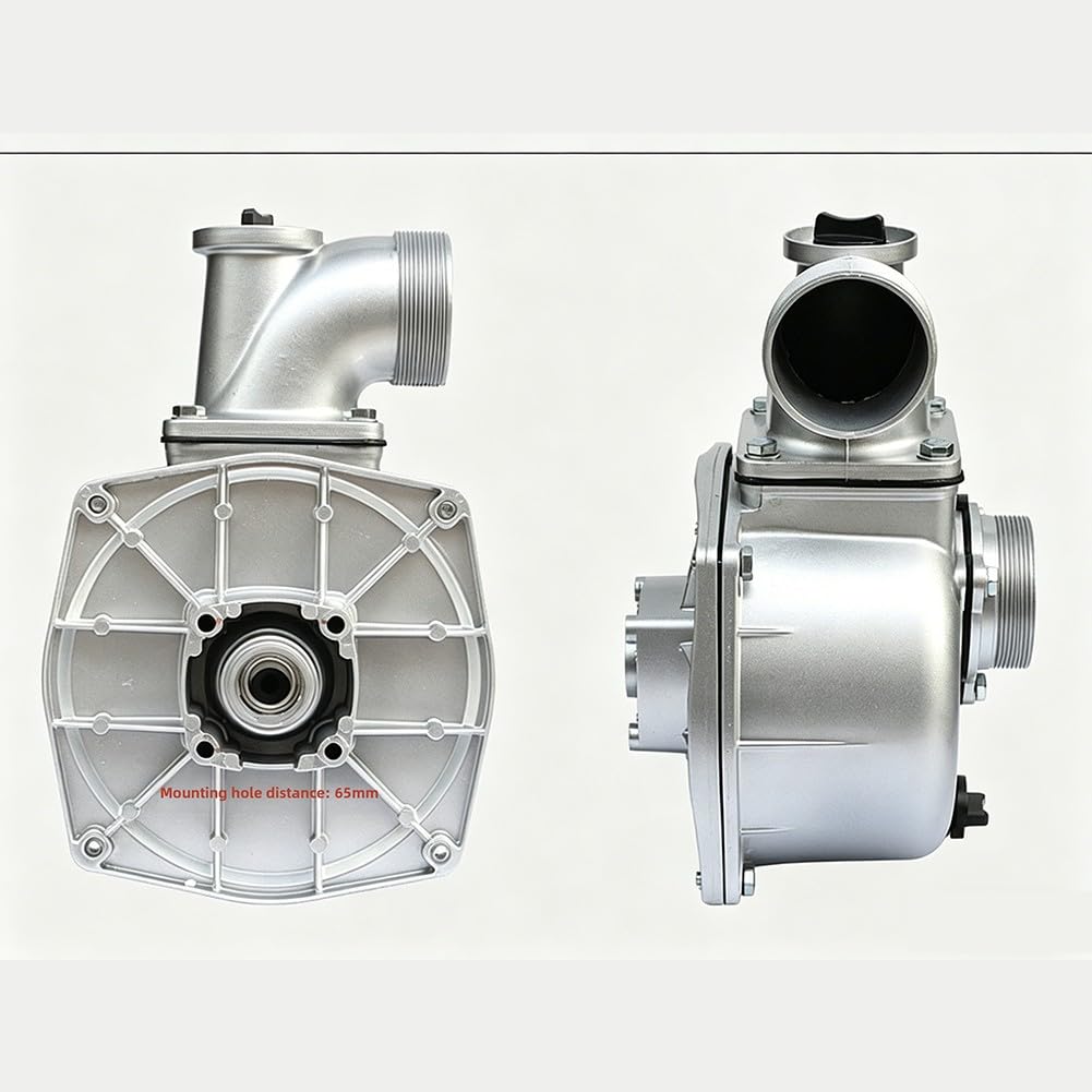 Cuerpo para bombas de agua alimentadas 168F/170F, carcasa de cabeza de aluminio para modelo autocebante WP20 de 2 pulgadas, pieza de repuesto