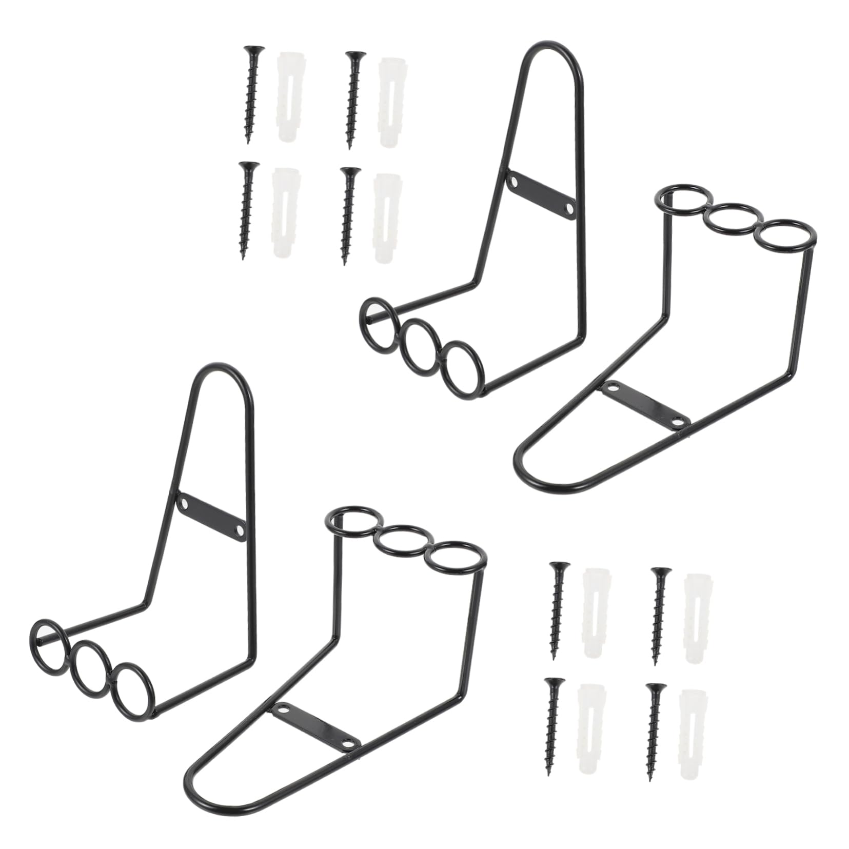 FUNOMOCYA Multiple Plate Display Stands Sturdy Ceramic Display Holder for Kitchen Dish Storage Rack Iron Base
