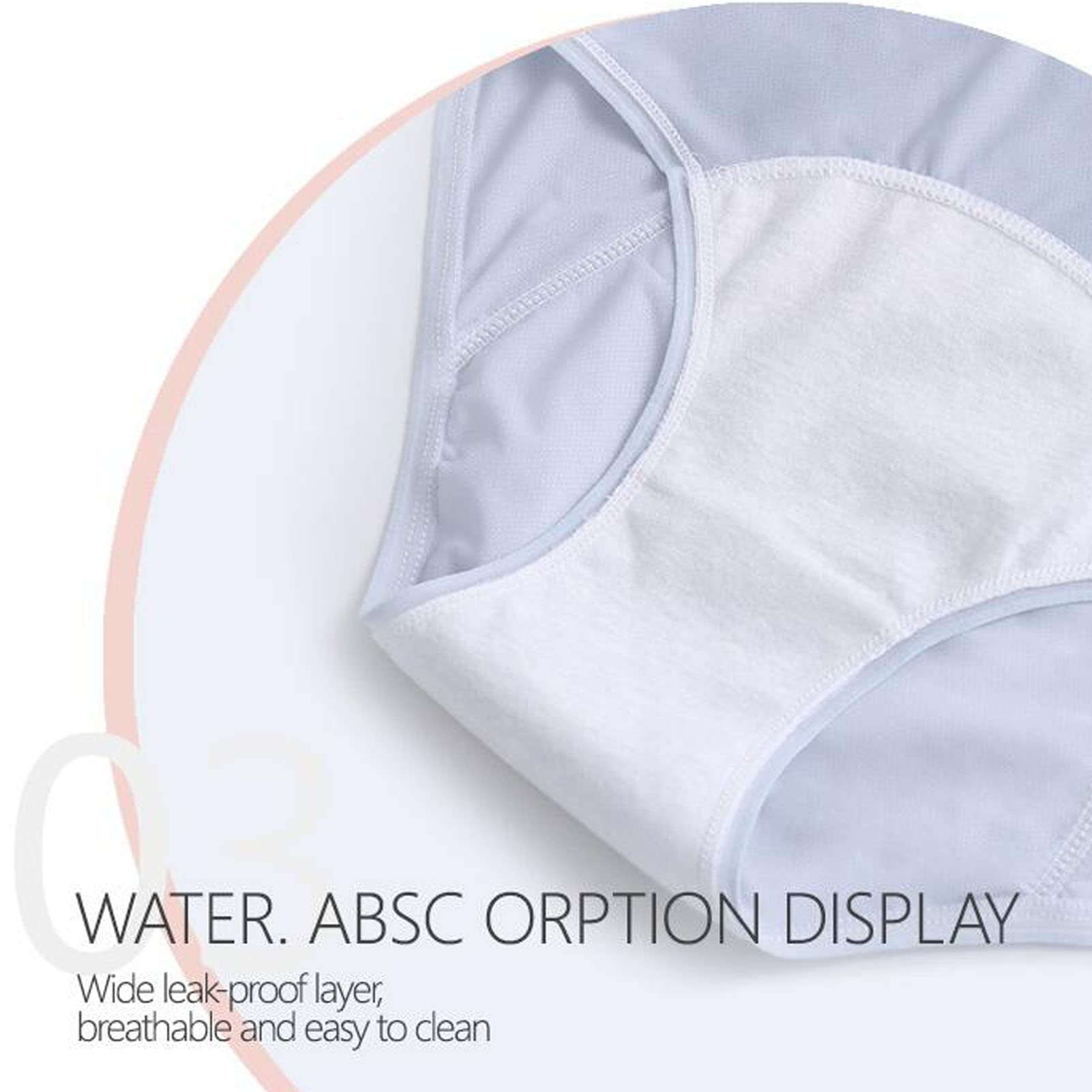 Bragas de algodón para el período menstrual, ropa interior para mujer, a prueba de fugas, calzoncillos de algodón para niña, calzoncillos para incontinencia urinaria, lavables, reutilizables, ne