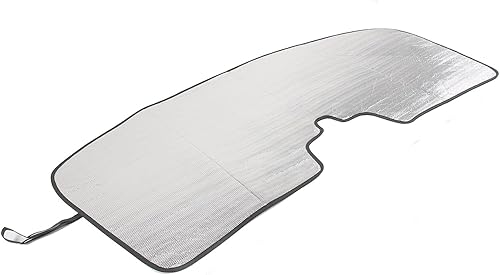 Miniatura 4 de Parasol para parabrisas compatible con Porsche Taycan Sedan 2020 2021 2022 2023, reflector plegable de rayos UV, mantiene tu vehículo fresco,