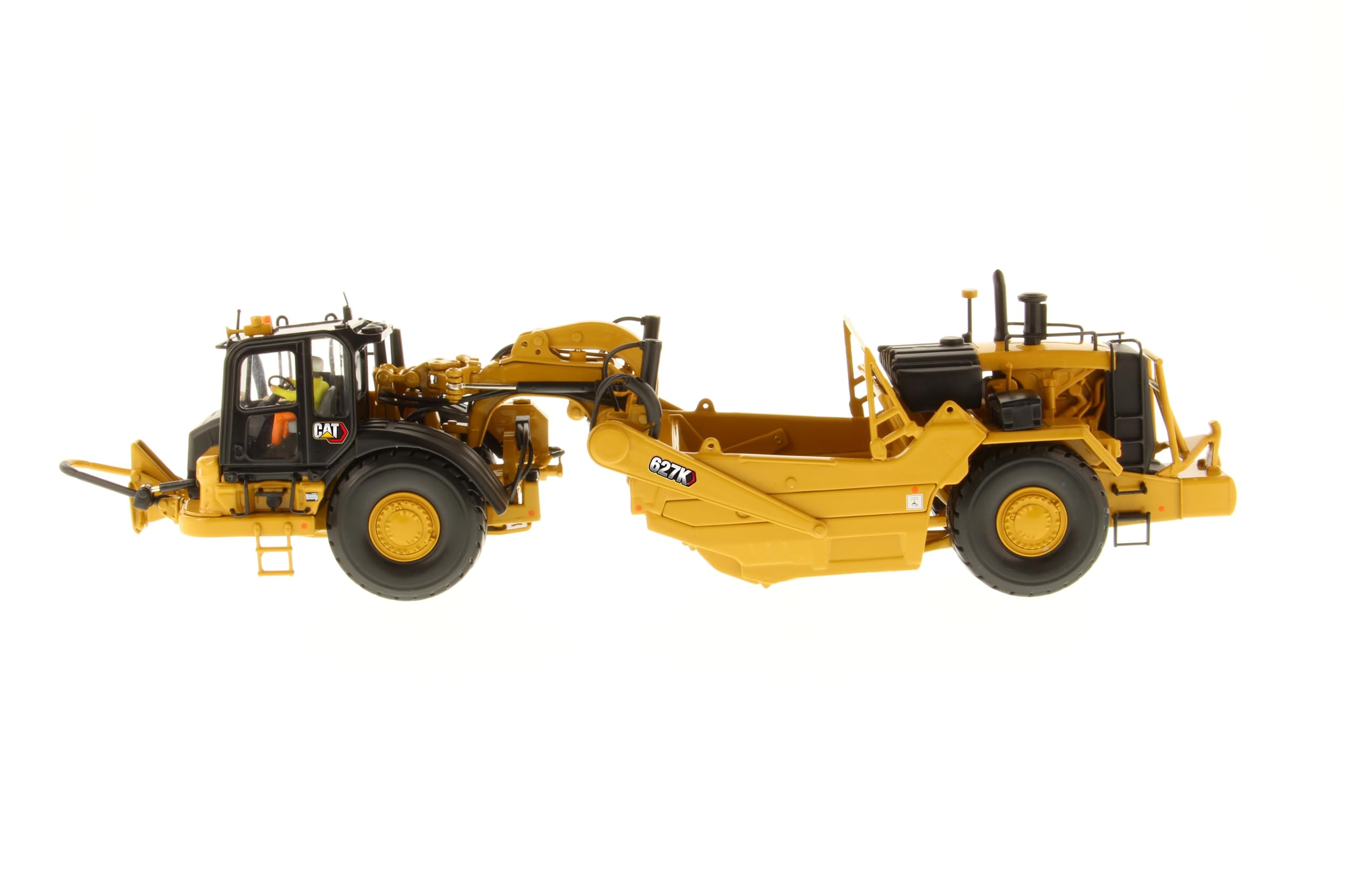 Diecast Masters 85921 – zgarniarka Cat 627K, skala 1:50, od 14 lat, w blaszanym pudełku, odpowiednia dla kolekcjonerów