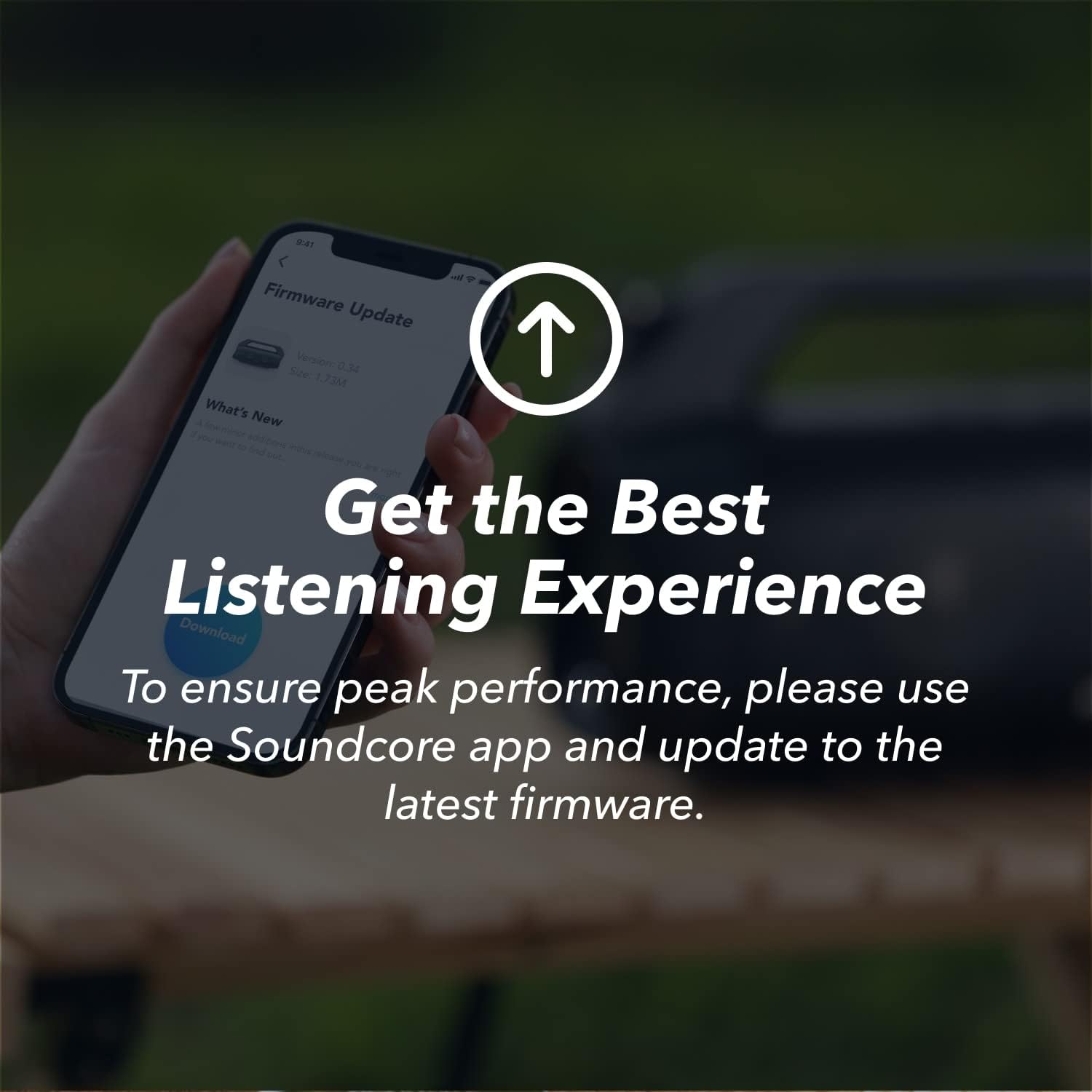 Soundcore Motion Boom Plus(odnowiona) od Anker to przenośny głośnik Bluetooth 80 W z wodoodpornością i pyłoszczelnością IP67, portem USB-C, personalizowanym EQ, Bluetooth 5.3, idealny na kemping