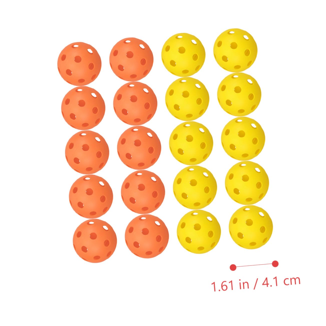 OSOLADY 30Pcs Indoor Training Perforated Design for Enhanced Practice for Space and Various Environments Durable Pe Material