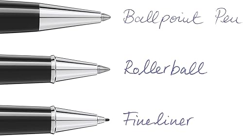 Miniatura 7 de Mont Blanc Tinta para rellenar pluma 2X1 Mystery Black 105170 Azul