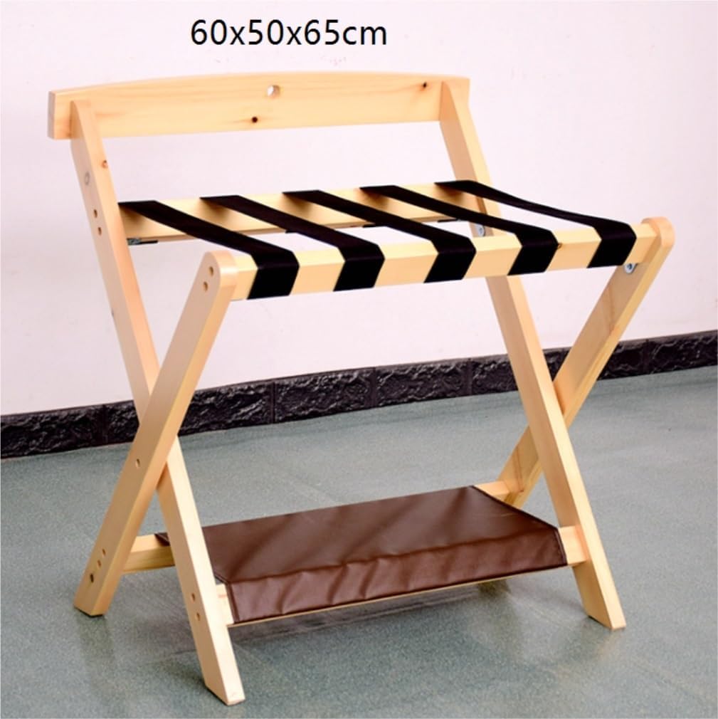 Foldable Suitcase Stand Hotel Luggage Rack Guest Room Bedroom Homestay Folding Storage for Guest Room(Yellow)