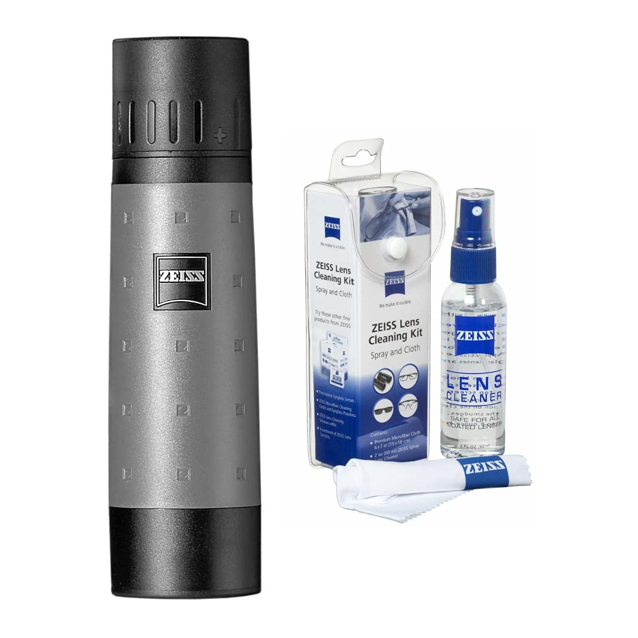 Zeiss 10x25 T-Design Selection Monocular with Pouch and Cleaning Kit Bundle (2 Items)
