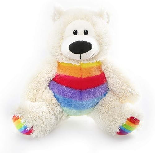 Plushland Oso de peluche de arco iris – Sophie- Oso de peluche para niños, multicolor, 12 pulgadas