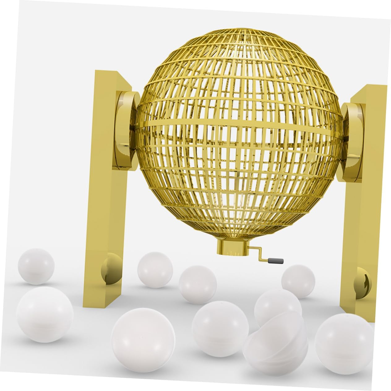VICASKY 40pcs Openable Lottery Balls No Stuffing Game Balls for Raffle Games White
