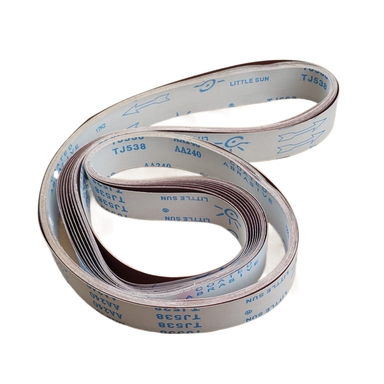 Pas szlifierski 5 sztuk 50 * 2100mm drewno i metal polerowanie taśma szlifierska 2" ścierna szlifowanie stal nierdzewna P60-600# Mix Pack(5pcs Grit 120)