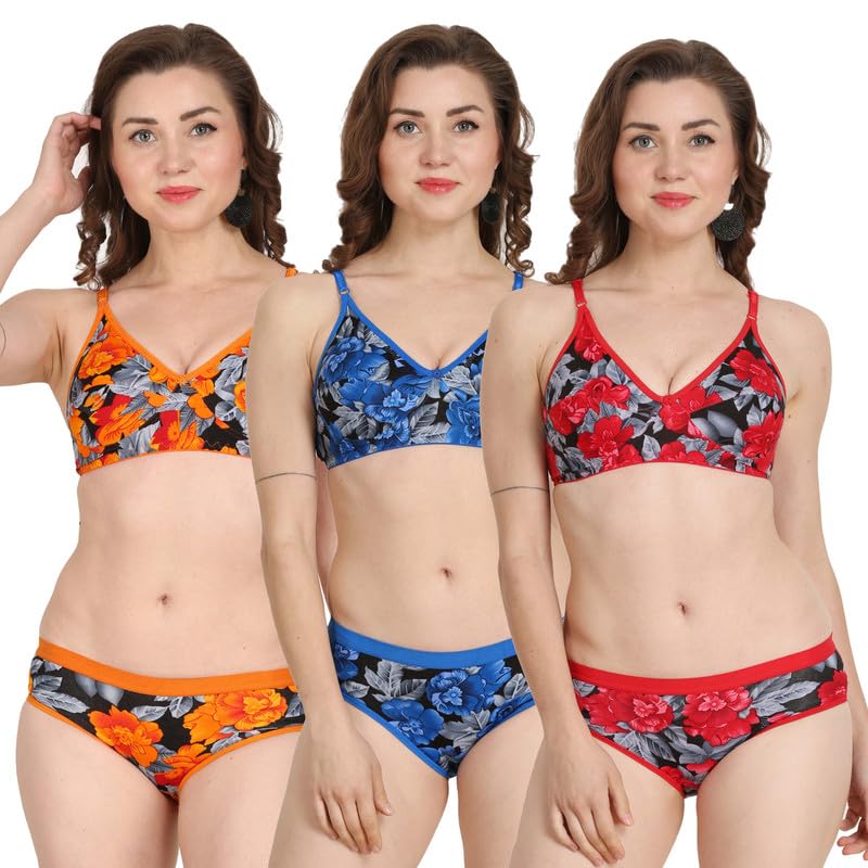 Image of Love Maker | Lingerie Set for Women | Bra Panty Set for Women | Undergarments for Women Bra Panty | Innerwear for Women | Non Padded Bra for Women | Cotton Bra Panty for Women Daily use.
