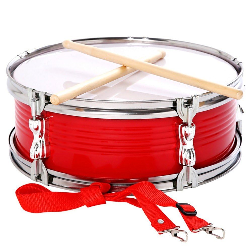 Werbel 33 cm, perkusyjne instrumenty muzyczne do nauki instrumentów muzycznych werbel z pałeczkami perkusyjnymi