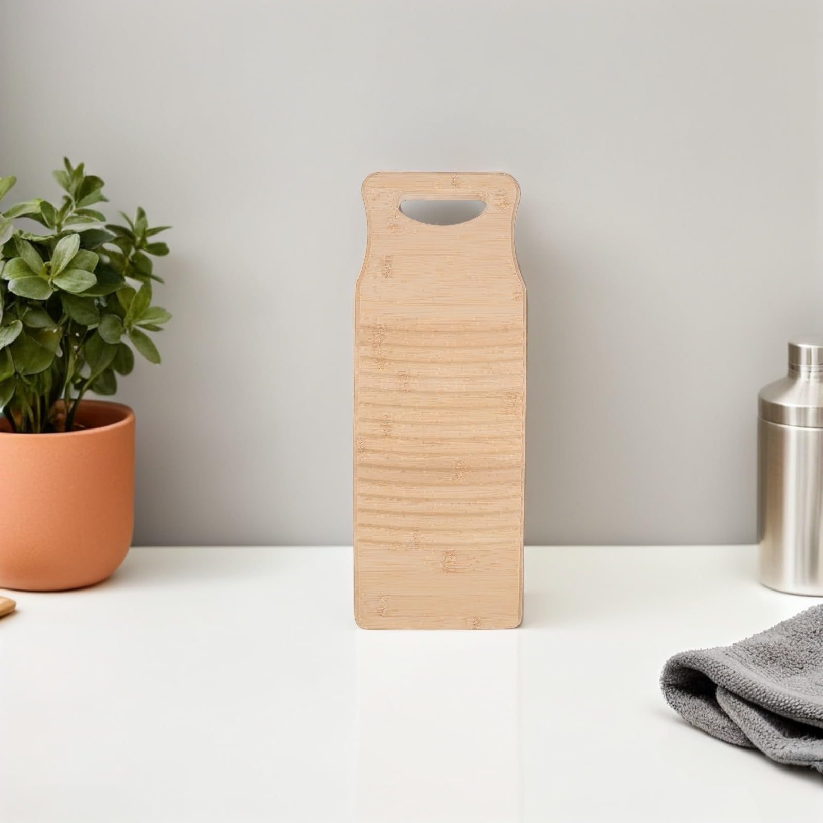 2 Pièces Planche à Laver à Vêtements Rainurée Antidérapante en