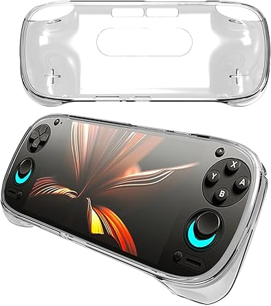 Case for Retroid Pocket 5, Fully Wrap TPU Soft Protective Shockproof Cover with Support for Retroid Pocket5 Accessories.-Clear