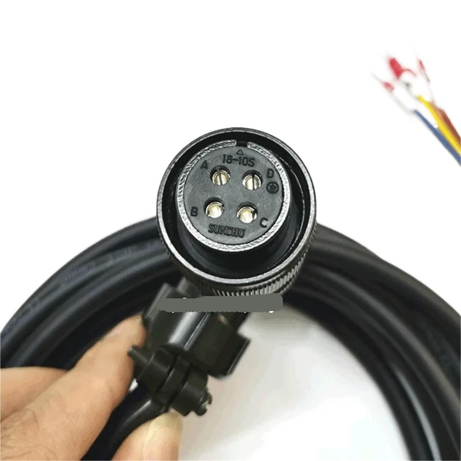 Câble d'alimentation MR-PWCNS4-5M pour servo 2KW série JE J3 J4 (3 mètres)