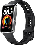 HUAWEI Bande 10 Smartwatch avec surveillance de la condition physique assistée par l'IA, analyse du sommeil pro-niveau, assistant de bien-être émotionnel, conception métallique simplifiée, compatible avec iOS Android, Noir mat