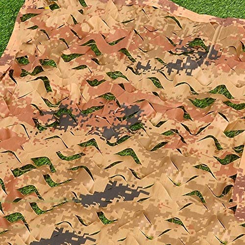 Tarnnetz Sniper für Kinder Camping Tarnung 4X8m(13ft X 26ft), Wüste Digitale Wald Sommer Netz Abdeckung Nerf Krieg…