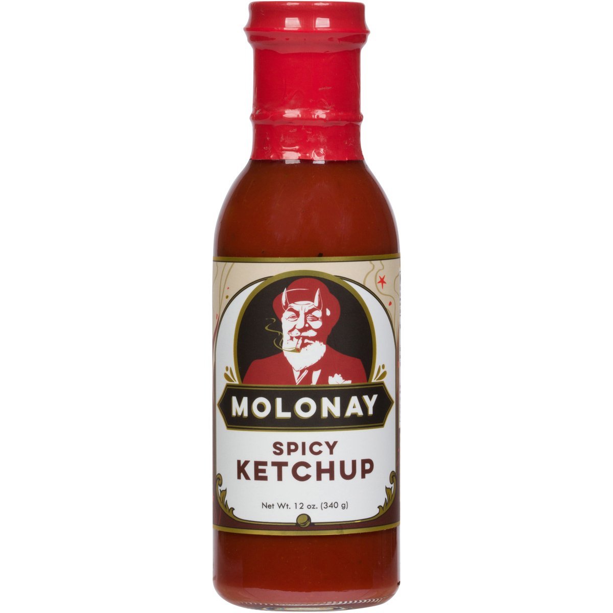 Molonay Spicy Ketchup, 12 oz.
