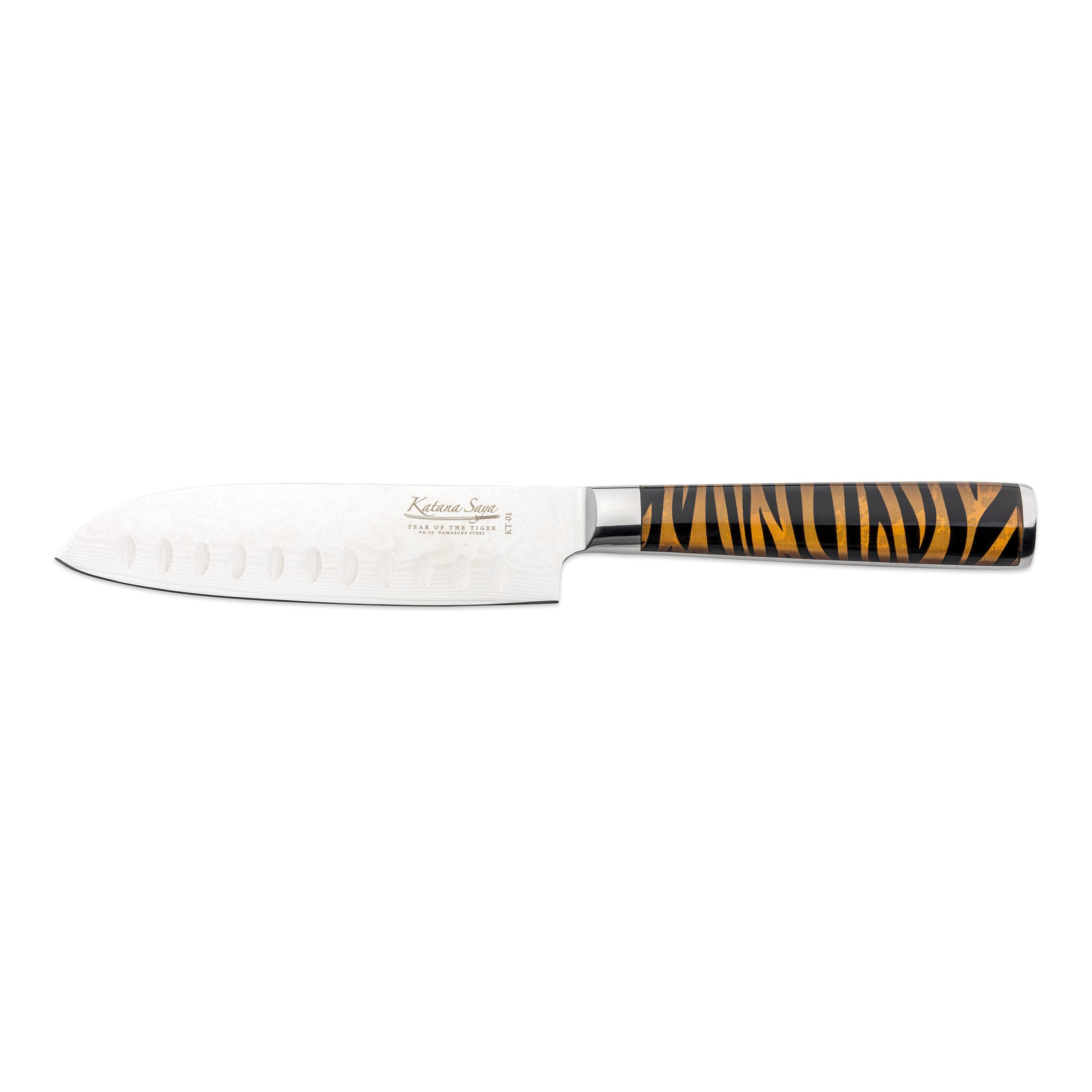 Couteau santoku 12cm Katana Tiger KT-01 forgé pour durer une vie entière