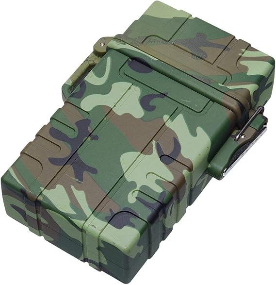 Amazon Co Jp Goodsland 電熱 ライター付き 防水 シガレットケース 本 メンズ タバコ入れ タバコケース かっこいい Gd Cigacase Me 腕時計