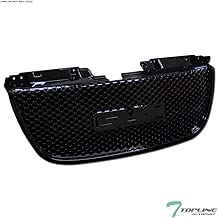 Topline Autopart Black Round Hole Mesh Front Hood Bumper Grill Grille ABS For 07-14 GMC Yukon/XL/Denali - coolthings.us