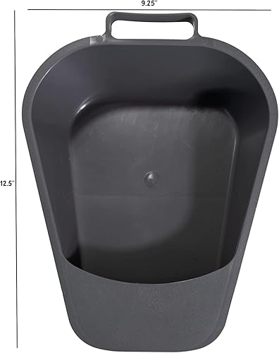 Vista 12 de Vakly Fractura - Sartén de plástico portátil fácil de limpiar – Orinal femenino con mango integrado para una colocación y extracción más fácil