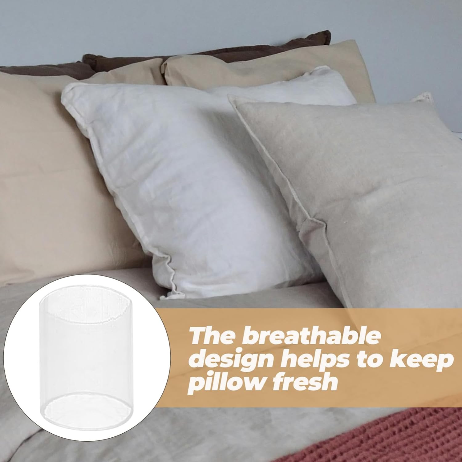 Happyyami 1 Pillow Stuffing Hose Tubing for Portable Throw Pillow Filling High Elasticity and Easy Maintenance for