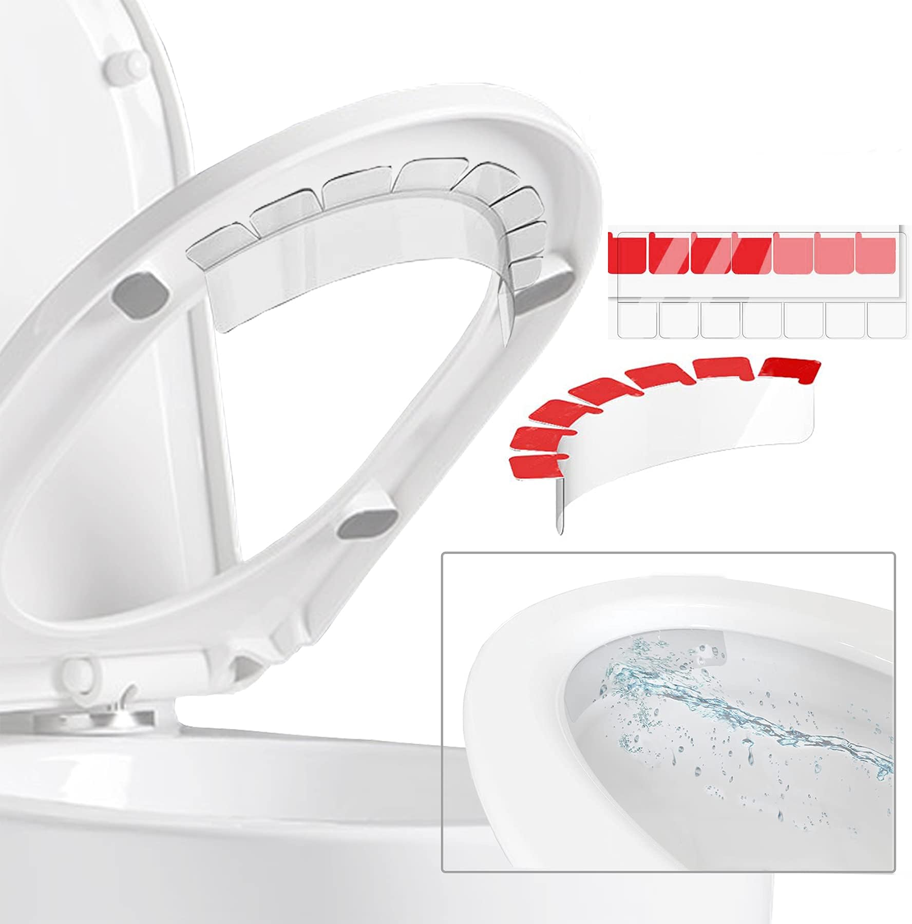 Magoog Pee Guard to Prevent Water Splashing, Pee Splash Guard, 1PCS