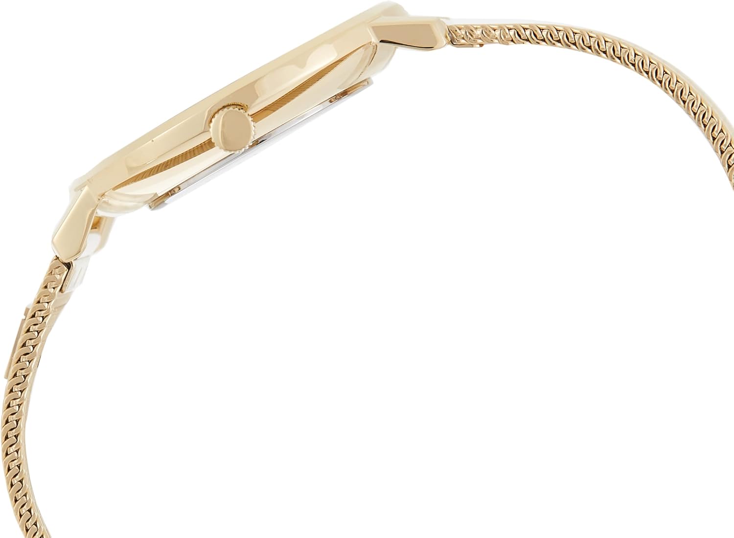 Tommy Hilfiger Analogue Quartz Watch for Women with Gold Colored Stainless Steel Mesh Bracelet - 1782286, Light Gold - Image 4