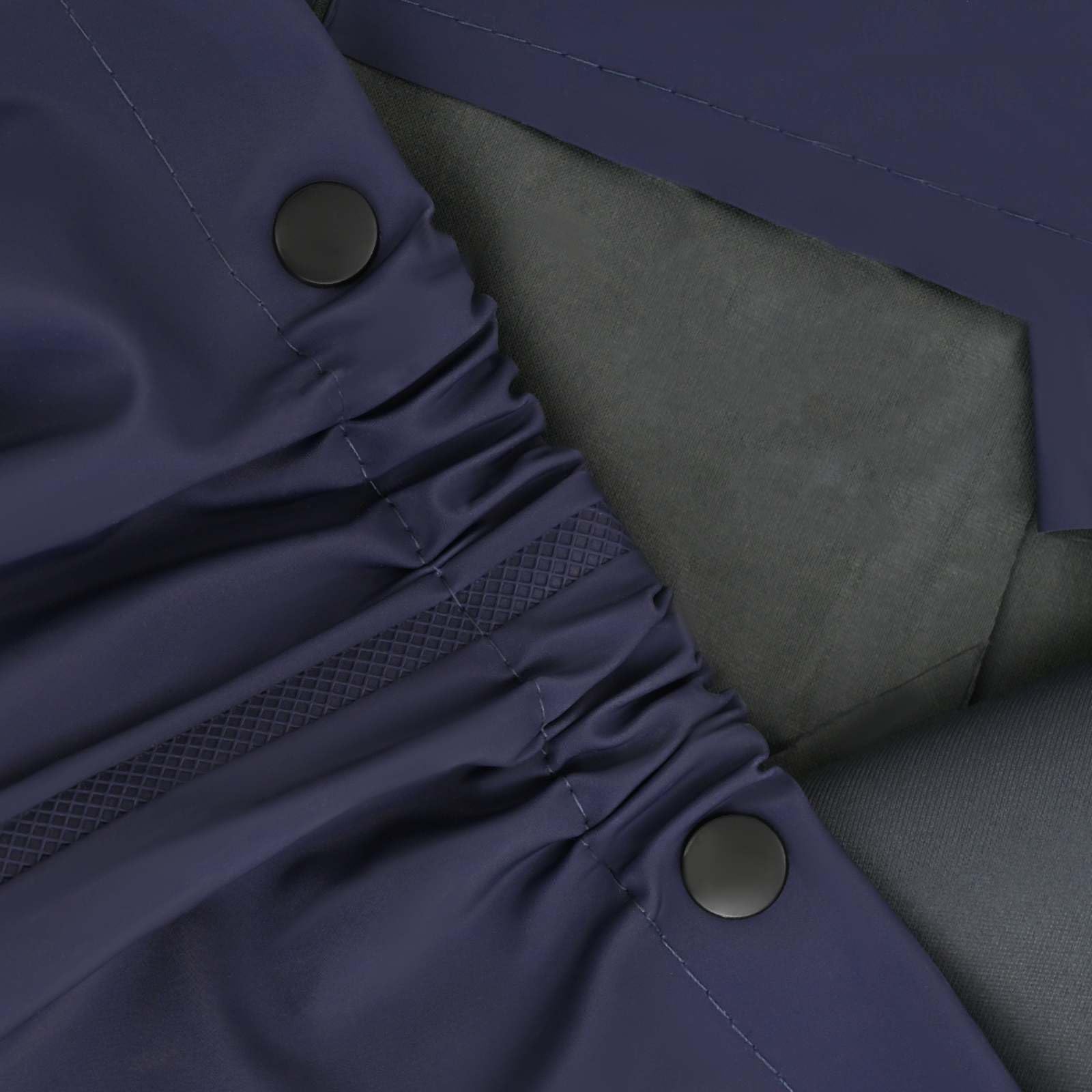 Wathose mit Stiefeln aus PVC-beschichtetem Polyester Größe 45 Blau, wasserfest und rutschfest für Angeln, Jagd, Outdoor, Teich und Fliegenfischen, atmungsaktiv und robust