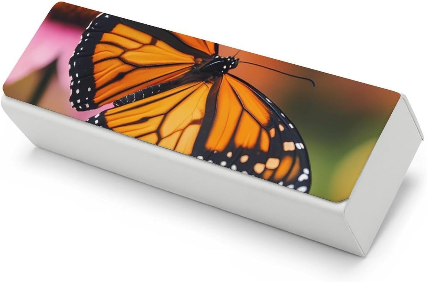 Monarch Butterfly Novelty Eyeglass Cases Hard Shells Glasses Holder