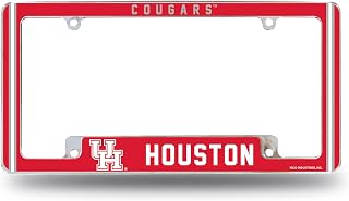 Rico Industries NCAA Classic 12" x 6" Chrome All Over Automotive License Plate Frame for Car/Truck/SUV