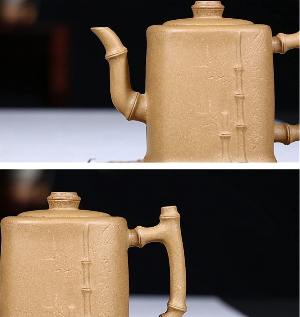 Japonaise Théière Théière en Fonte 9.4oz/0.28L Teapot Minerai Segment Mud Tea Pot Handmade Japanese Style Teapot Theiere en Fonte