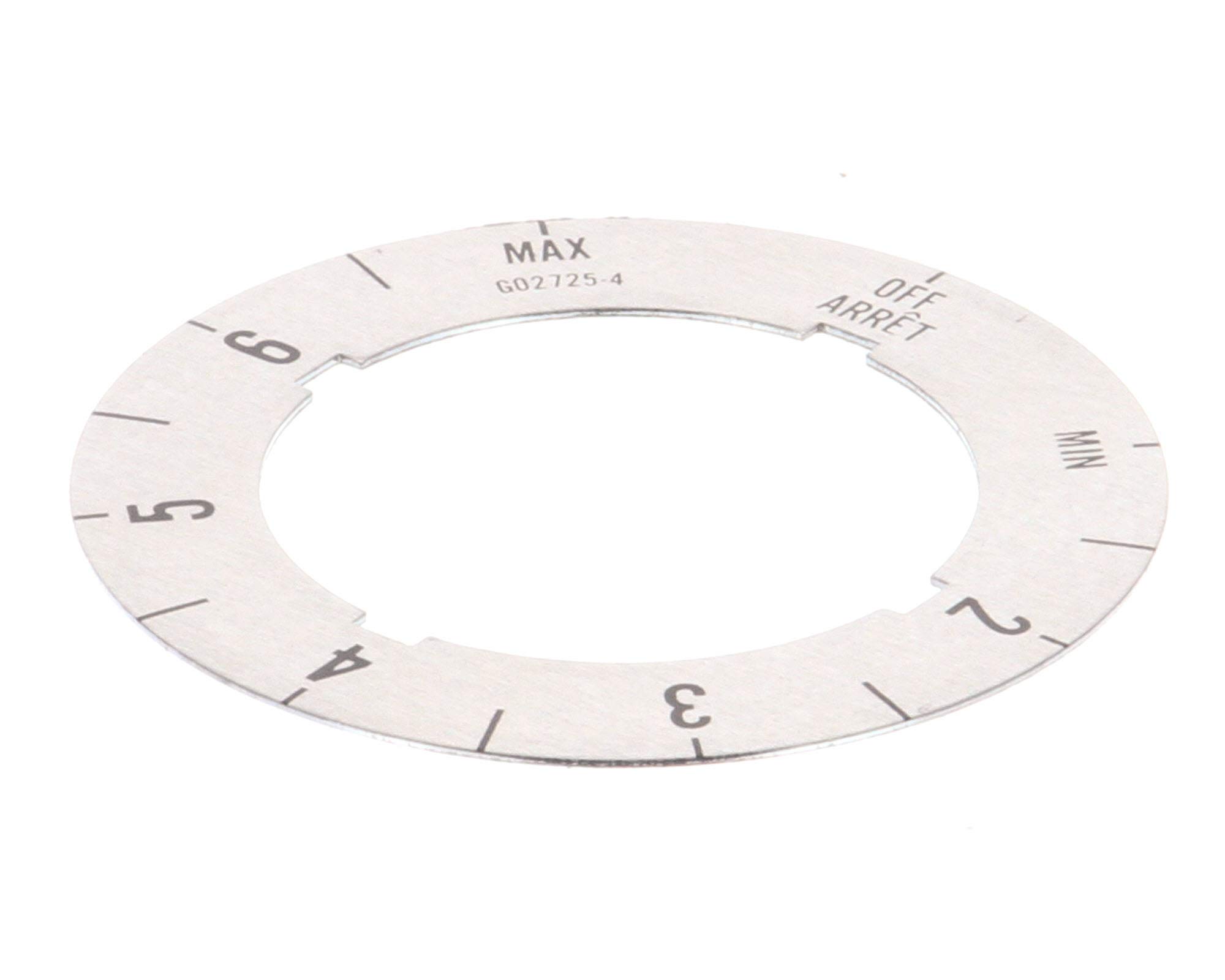 Garland G02725-4 Dial Insert (Off/Min/2-6/Max)