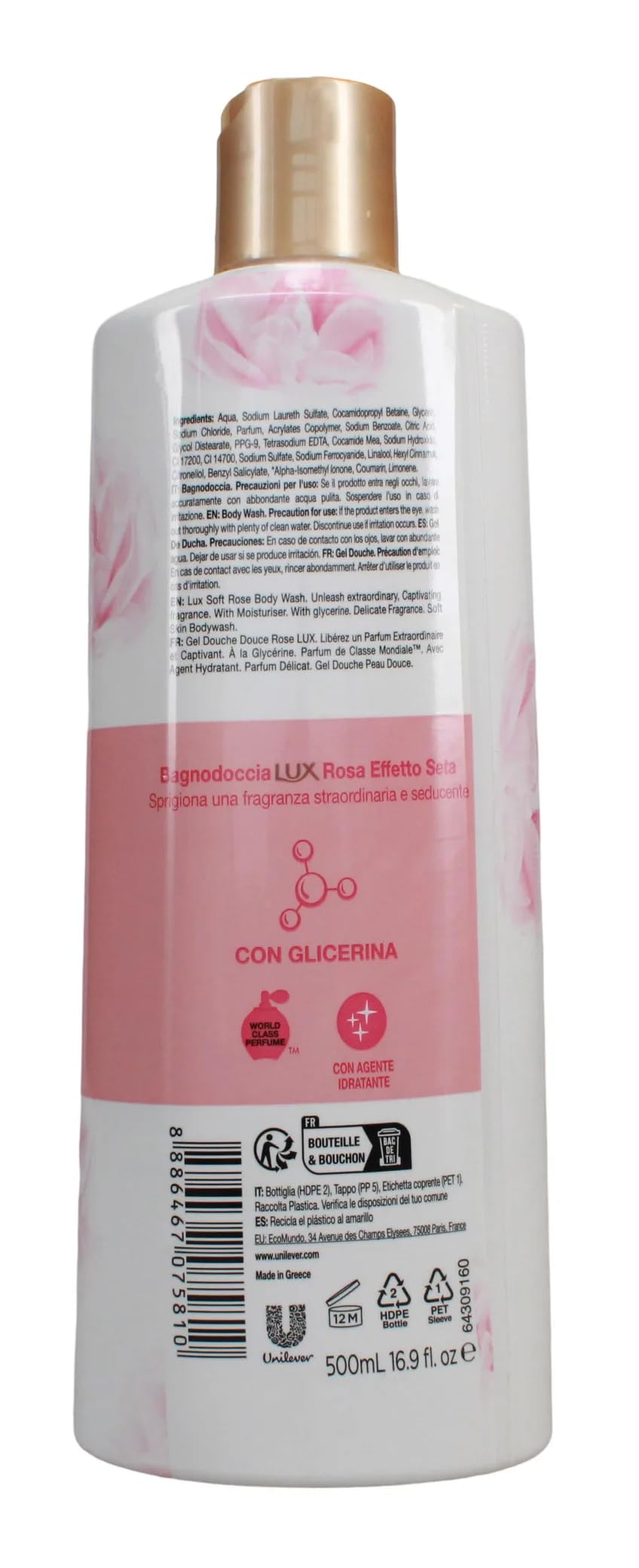 Lux Soft Rose Body Wash 500ml, 500 ml (Pack of 1) - Image 2