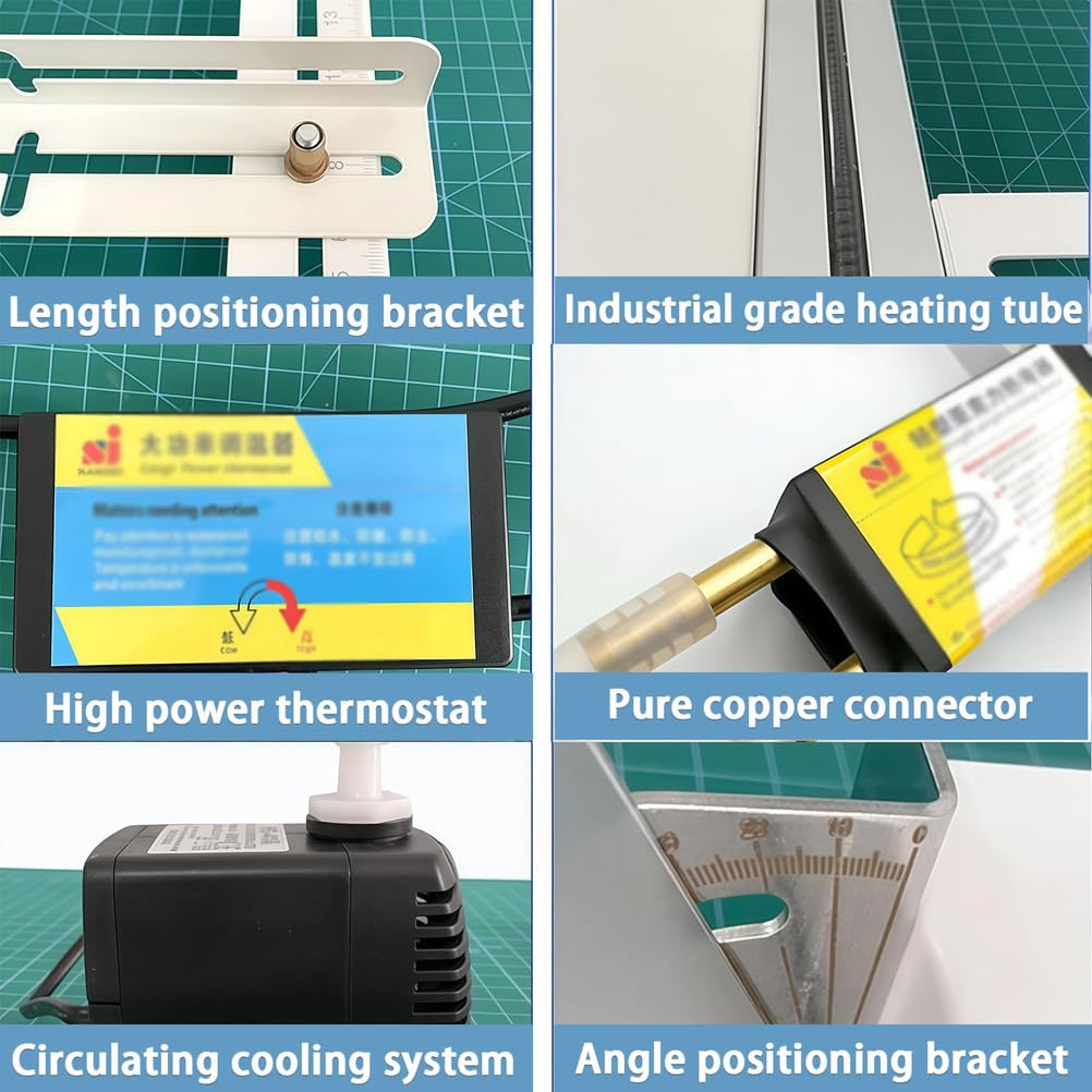 Dobladora de plástico acrílico para fabricación de carteles y fabricación de placas orgánicas