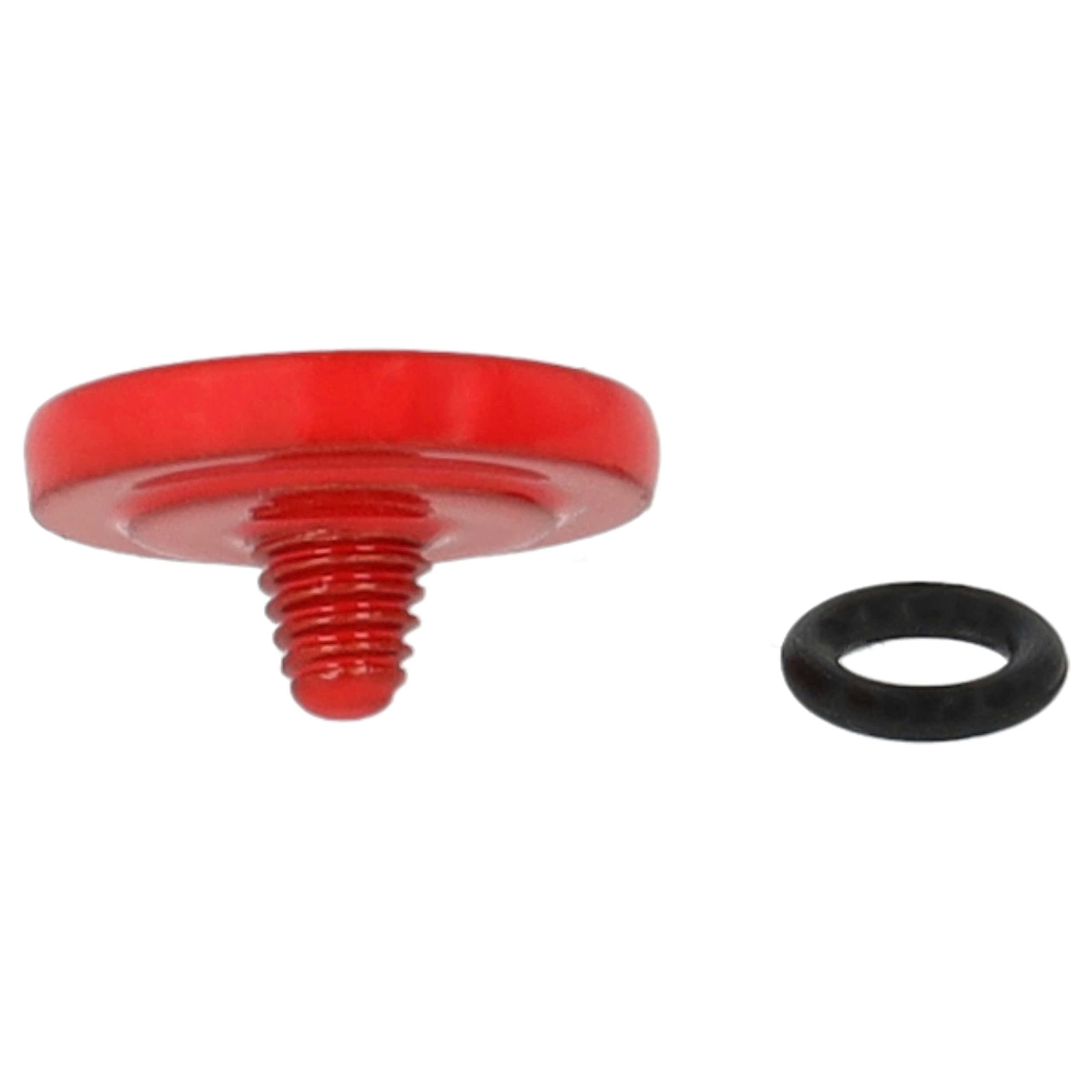 vhbw Przycisk wyzwalacza ergonomiczny metal czerwony do aparatu Fuji/Fujifilm STX-2, X-E1, X-E2, X-ES2, X-Pro-1, X-Pro2, X-T10, X10, X100, X100S, X100T, X20