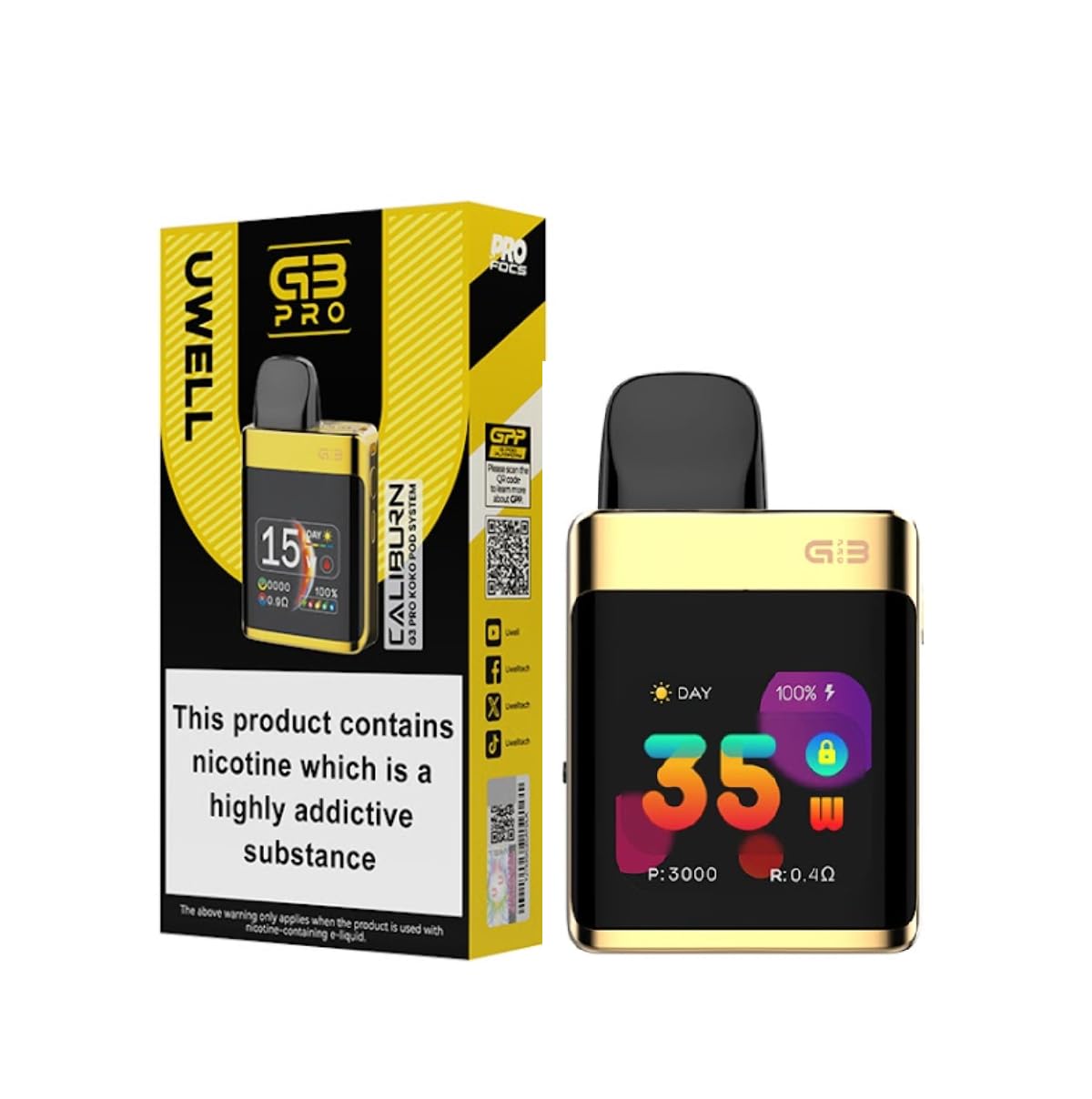 elfbar elfa master akku UWell Caliburn G3 Pro Koko Pod Vape Device main image 0