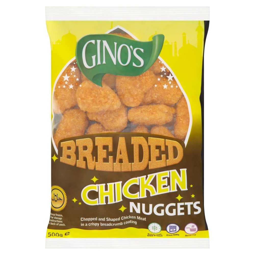 Gino's Breaded Chicken Nuggets, 500g (Frozen)