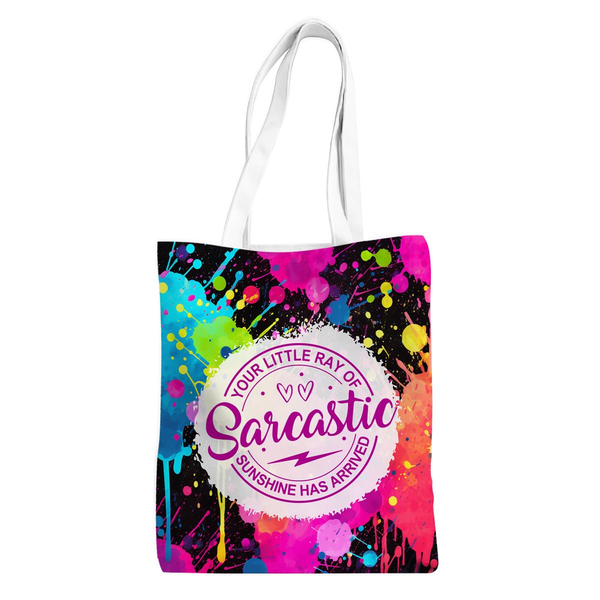 Sarcastic Funny Gifts Tote Bag for Women, Reusable Grocery Bags for Girls Mom Appreciation Christmas Birthday