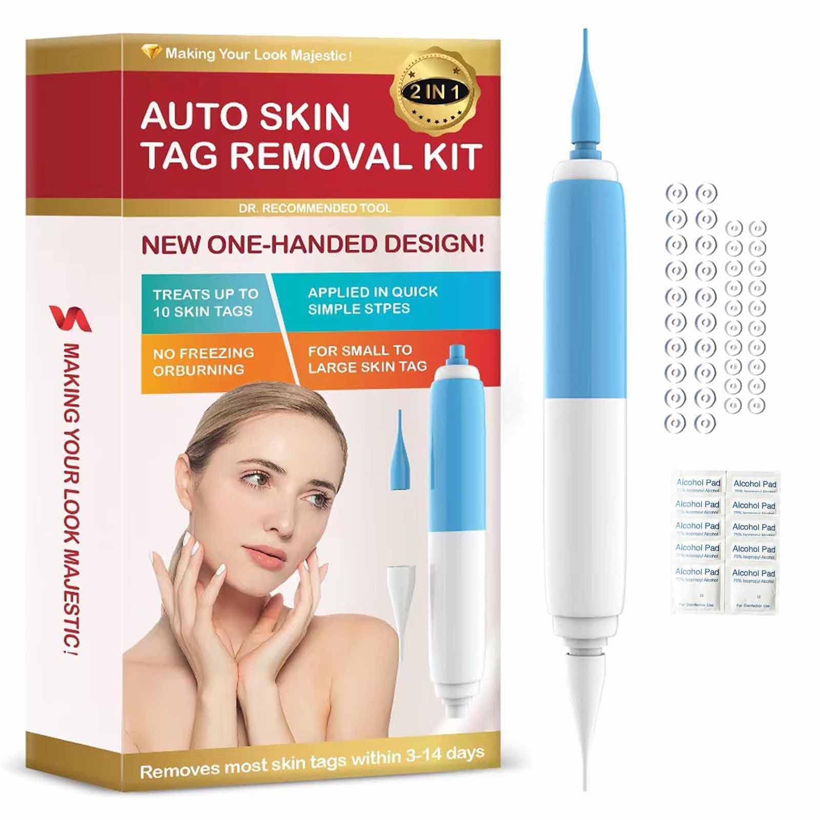 Skin Tag Remover, DIYFUN Skin Tag Removal Kit Tools with 40 Removal Bands for Micro to Small Skin Tags, Easy Application Device to Remove Skin Tags