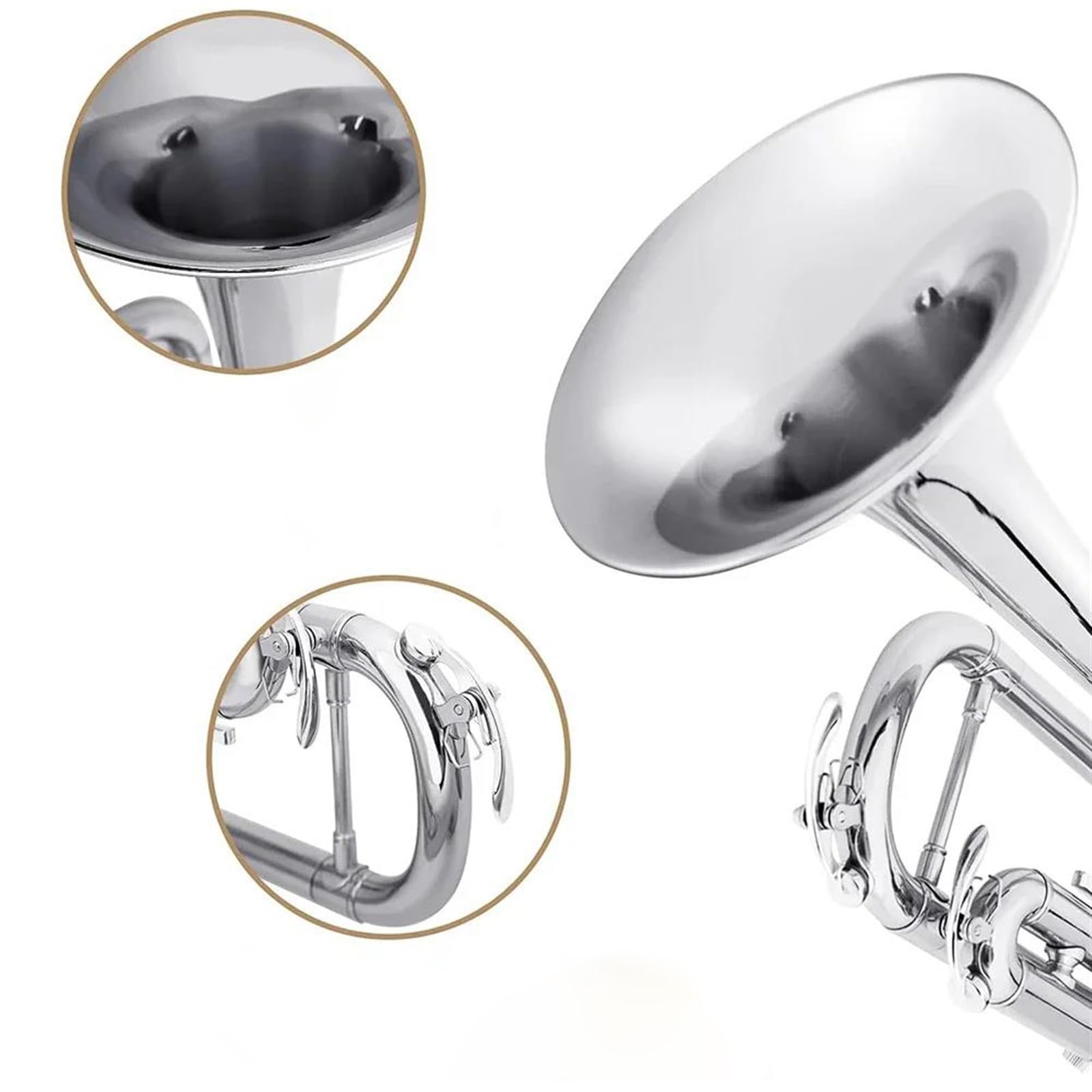 Tromba Per Principianti Tromba In Sib Strumento In Ottone Tromba In Ottone Standard Set Per Principianti Con Scatola Guanti Parti