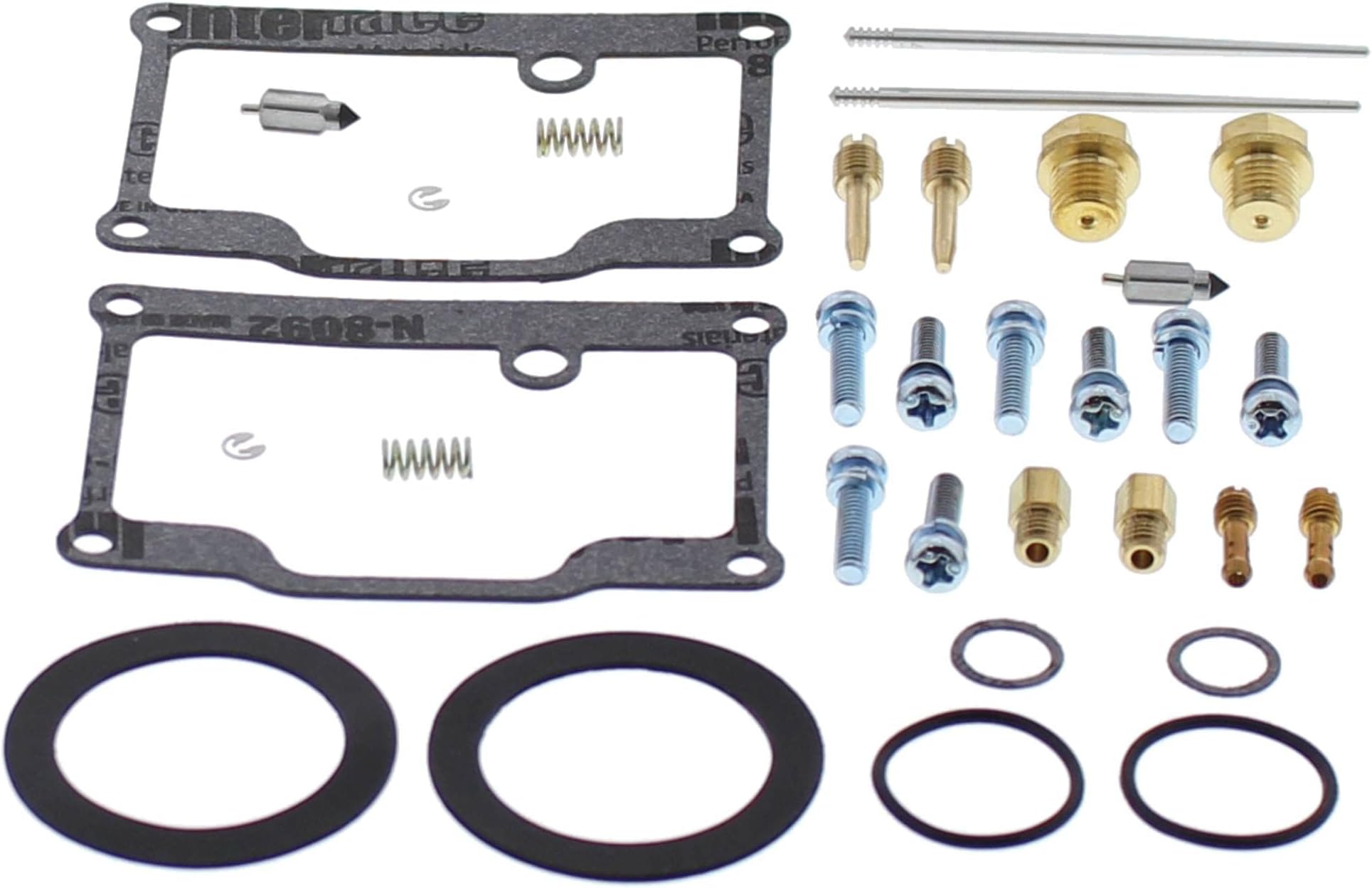 All BallsRacing 26-1803 Carburetor Rebuild Kit Compatible with/Replacement For Polaris Indy Trail 488/500 1993, Indy Trail Deluxe 488/500 1993, Sport GT 440 1992, Sport SKS 440 1994