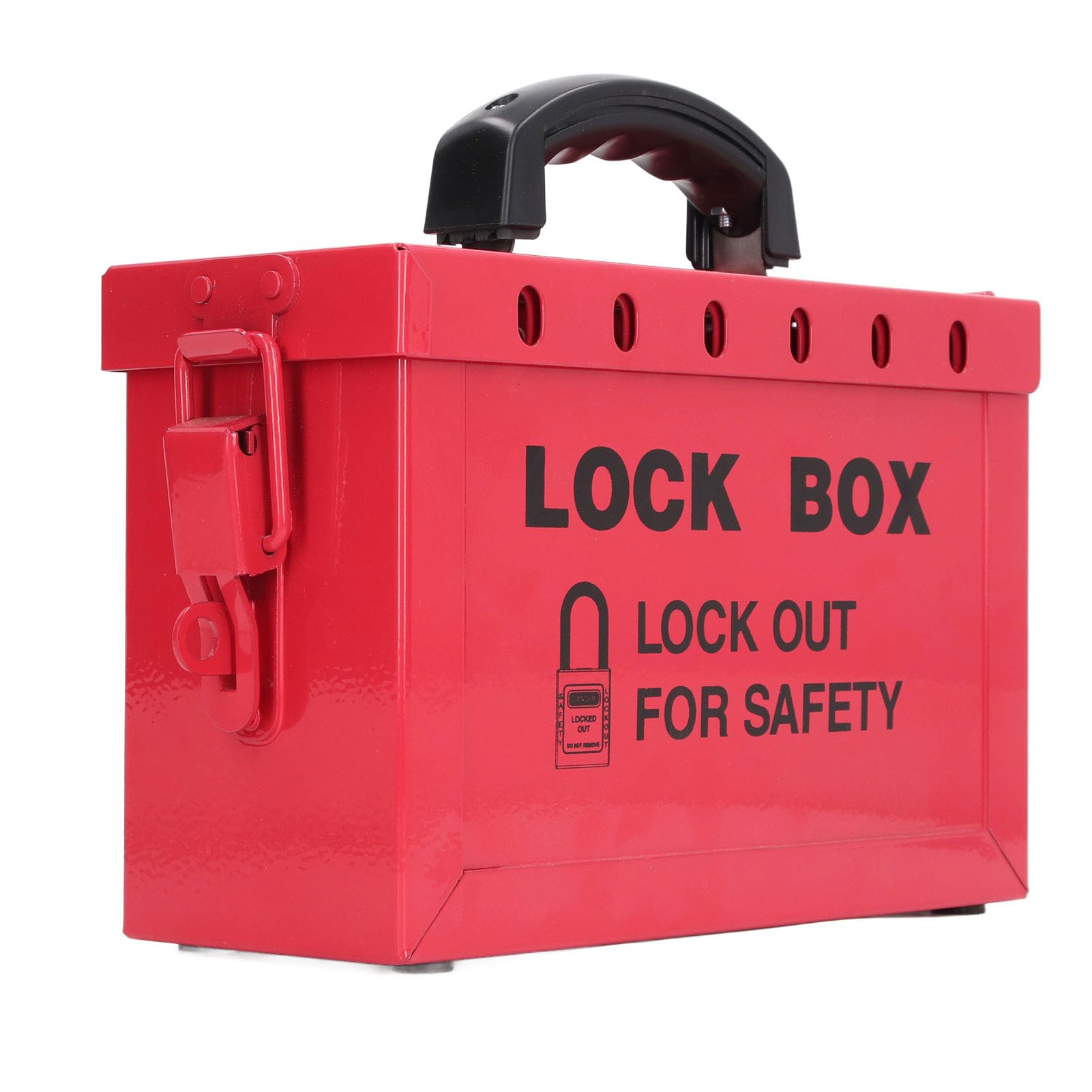 Blokada Tagout Box Przenośne Bezpieczeństwo 13 Blokada Guage Tagout Blokada Grupowa dla Zgodności z OSHA Blokada Grupowa Tagout Lock Box