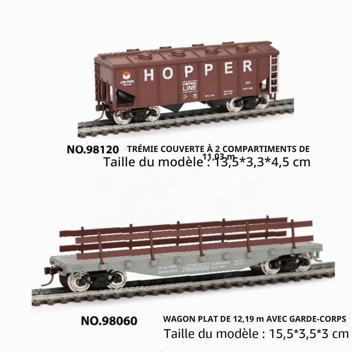 YUTT 1/87 HO Ensemble de locomotive à vapeur – Train électrique complet avec contrôle de vitesse réglable, rails métalliques et voitures cargo pour adolescents et adultes