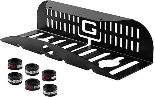 Miniatura 14 de Gator Frameworks Sistema de gestión de cables de malla: se monta debajo del escritorio para optimizar tu espacio de trabajo, bridas integradas