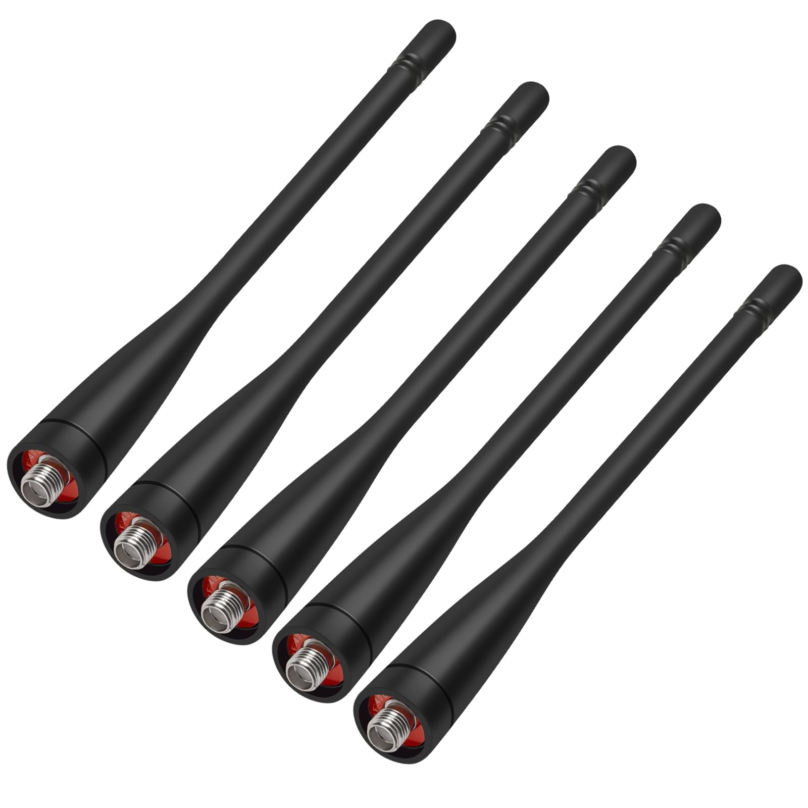 KRA-27 UHF-Antenne für Kenwood TK372 TK3160 TK3170 TK3173 TK3180 TK3300 TK5310,400-470 MHz Peitschenantenne, 17 cm, 5 Stück