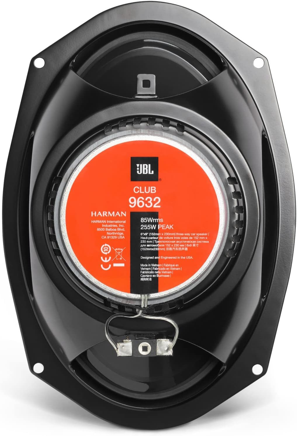 JBL Club 9632 - Harman Kardon 3-Way Car Speaker Set - 255 Watt JBL